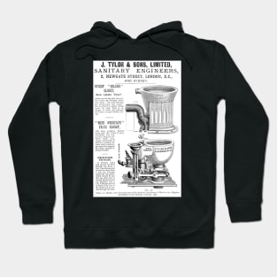 J. Tylor & Sons - Water Closets - 1891 Vintage Advert Hoodie